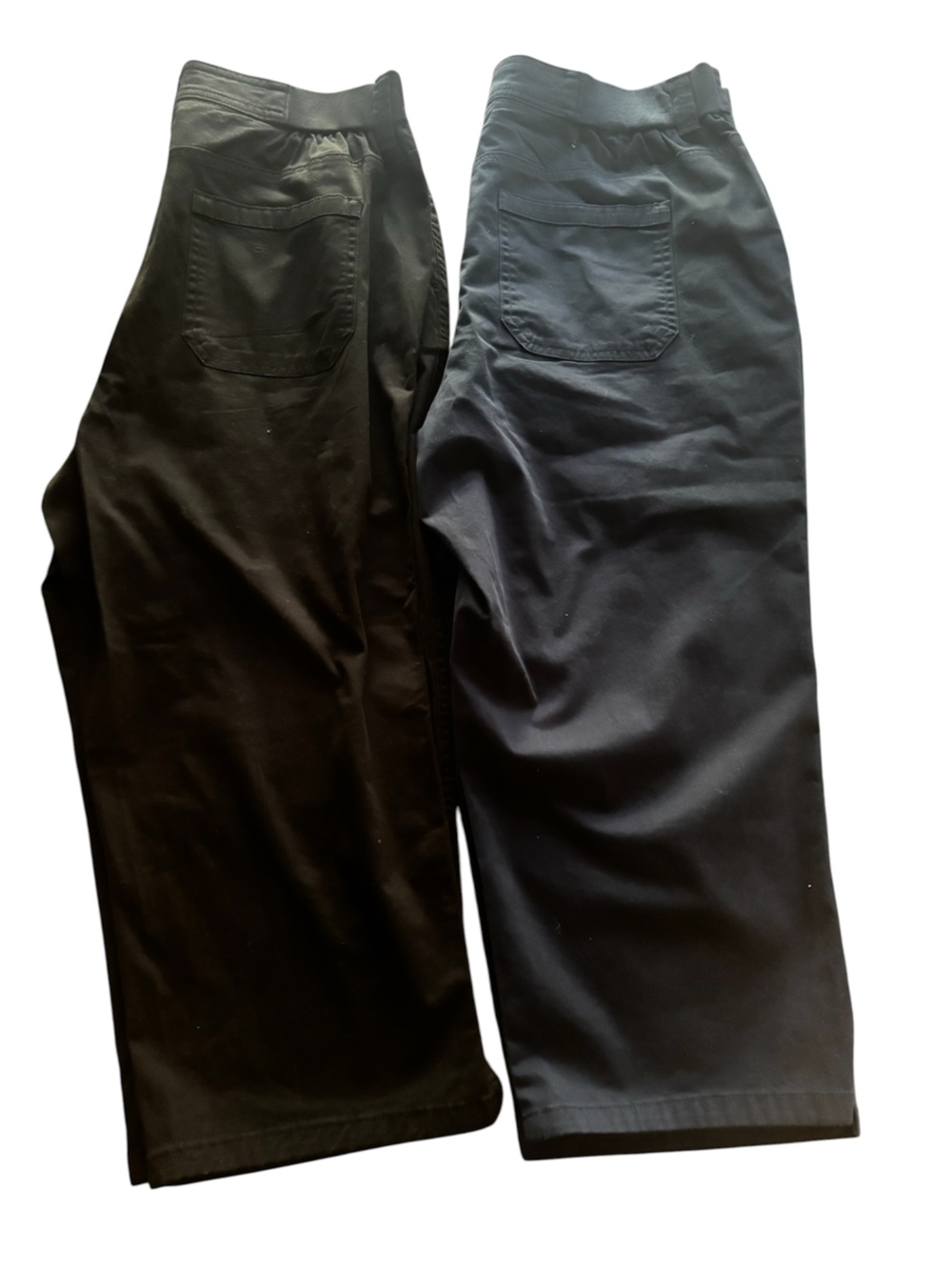 NWT! Style & Co. Plus Size Comfort Waist Capri Pants 2 pair (black and navy) 14W - Picture 3 of 6